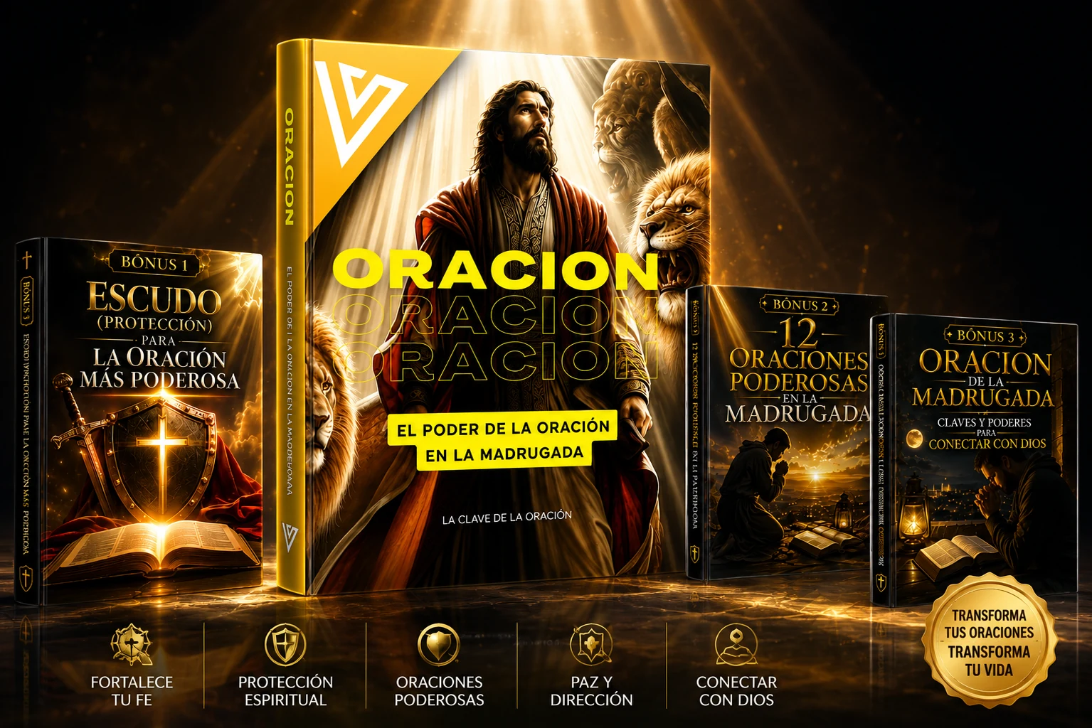 El Poder de la Oración en la Madrugada — libro principal y 3 bonos espirituales
